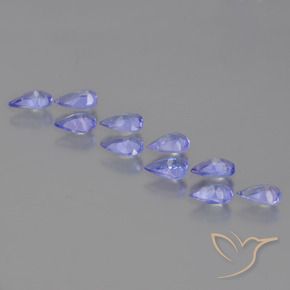 Tanzanite Gemstones in 5 x 3 mm (calibrated) Size for Sale, Tanzanite Stones in Intense Violet Blue Color