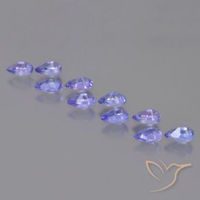 Tanzanite Gemstones in 5 x 3 mm (calibrated) Size for Sale, Tanzanite Stones in Intense Violet Blue Color