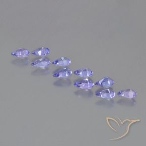 Tanzanite Gemstones in 4.8 x 3 mm Size for Sale, Tanzanite Stones in Intense Violet Blue Color