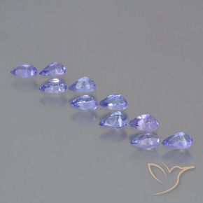 Tanzanite Gemstones in 5 x 3 mm (calibrated) Size for Sale, Tanzanite Stones in Intense Violet Blue Color