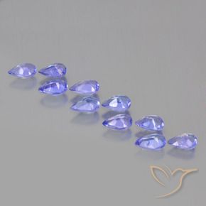 Tanzanite Gemstones in 5 x 3 mm (calibrated) Size for Sale, Tanzanite Stones in Intense Violet Blue Color