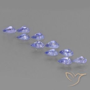 Tanzanite Gemstones in 5 x 3.1 mm Size for Sale, Tanzanite Stones in Intense Violet Blue Color