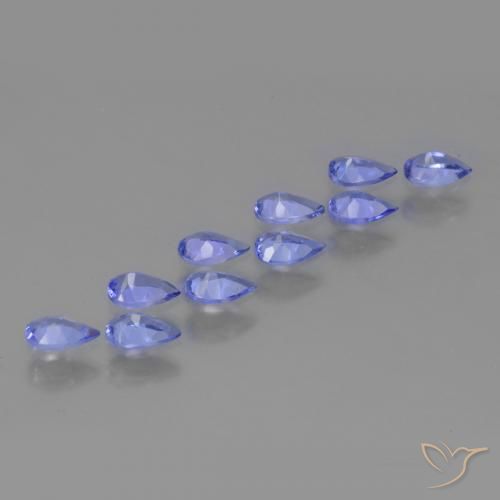 Tanzanite Gemstones in 5 x 3 mm (calibrated) Size for Sale, Tanzanite Stones in Intense Violet Blue Color