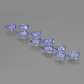 Tanzanite Gemstones in 5 x 3 mm (calibrated) Size for Sale, Tanzanite Stones in Intense Violet Blue Color