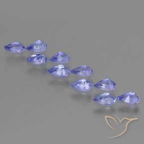 Tanzanite Gemstones in 5 x 3 mm (calibrated) Size for Sale, Tanzanite Stones in Intense Violet Blue Color