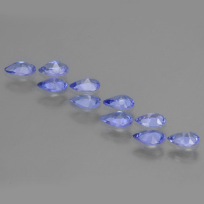 Tanzanite Gemstones in 5.1 x 3.1 mm Size for Sale, Tanzanite Stones in Blue Color