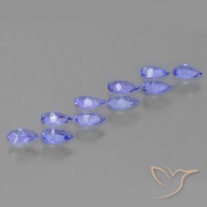 Tanzanite Gemstones in 5 x 3.2 mm Size for Sale, Tanzanite Stones in Intense Violet Blue Color