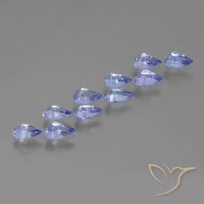 Tanzanite Gemstones in 5 x 3 mm (calibrated) Size for Sale, Tanzanite Stones in Intense Violet Blue Color