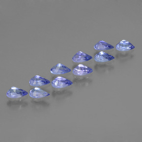 Tanzanite Gemstones in 5.1 x 3.2 mm Size for Sale, Tanzanite Stones in Deep Blue Color