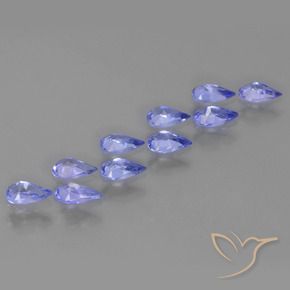 Tanzanite Gemstones in 5 x 3 mm (calibrated) Size for Sale, Tanzanite Stones in Deep Blue Color