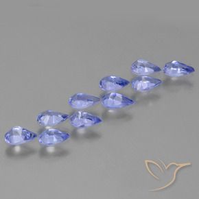 Tanzanite Gemstones in 5 x 3 mm (calibrated) Size for Sale, Tanzanite Stones in Medium Blue Color