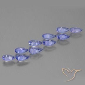Tanzanite Gemstones in 5 x 3 mm (calibrated) Size for Sale, Tanzanite Stones in Intense Violet Blue Color