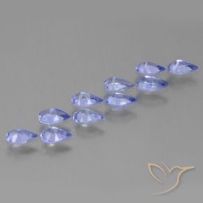 Tanzanite Gemstones in 5.1 x 3.2 mm Size for Sale, Tanzanite Stones in Deep Blue Color