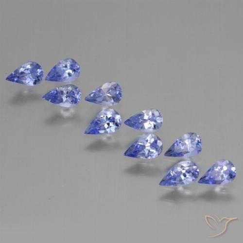 2.03ctw Natural Medium Blue Tanzanite, Pear Shape, VS