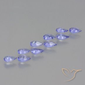 Tanzanite Gemstones in 5 x 3 mm (calibrated) Size for Sale, Tanzanite Stones in Intense Violet Blue Color