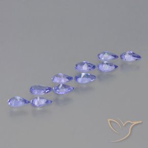 Tanzanite Gemstones in 5 x 3 mm (calibrated) Size for Sale, Tanzanite Stones in Intense Violet Blue Color