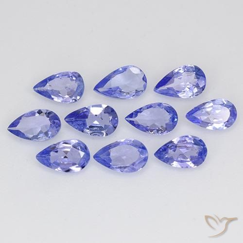 1.81ctw Natural Intense Violet Blue Tanzanite, Pear Shape, VS