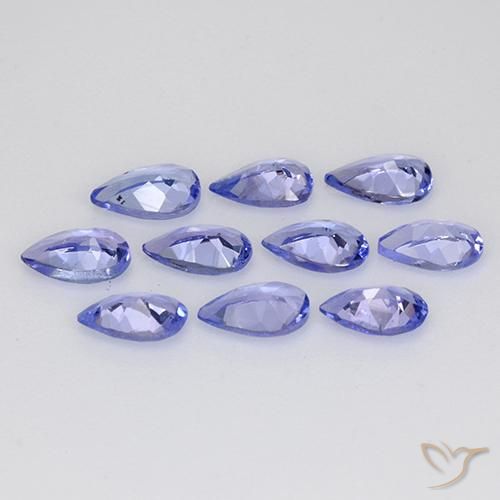 Tanzanite Gemstones in 5 x 3 mm (calibrated) Size for Sale, Tanzanite Stones in Intense Violet Blue Color