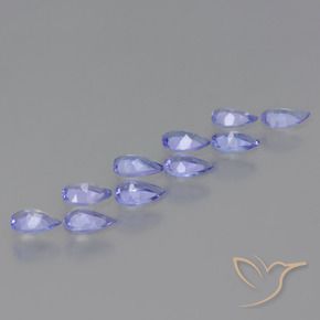 Tanzanite Gemstones in 5 x 3 mm (calibrated) Size for Sale, Tanzanite Stones in Bright Violet Color