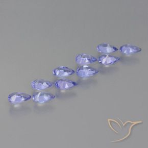 Tanzanite Gemstones in 5 x 3 mm (calibrated) Size for Sale, Tanzanite Stones in Bright Violet Color