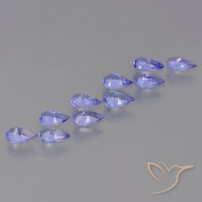 Tanzanite Gemstones in 5 x 3 mm (calibrated) Size for Sale, Tanzanite Stones in Bright Violet Color