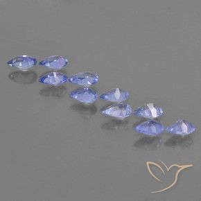 Tanzanite Gemstones in 4.8 x 2.9 mm Size for Sale, Tanzanite Stones in Intense Violet Blue Color