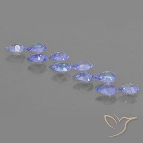 Tanzanite Gemstones in 5 x 3 mm (calibrated) Size for Sale, Tanzanite Stones in Intense Violet Blue Color