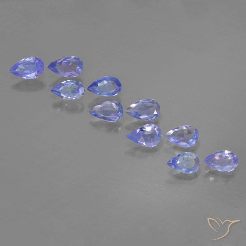 1.72ctw Natural Deep Blue Tanzanite, Pear Shape, VS