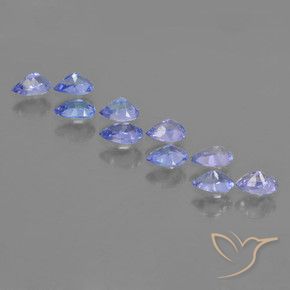 Tanzanite Gemstones in 4.8 x 2.1 mm Size for Sale, Tanzanite Stones in Intense Violet Blue Color