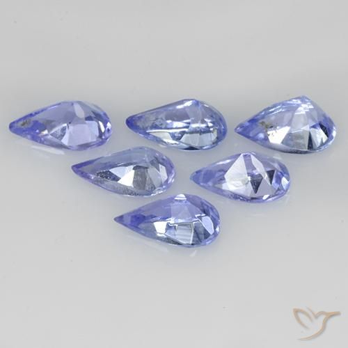 Tanzanite Gemstones in 5 x 3.1 mm Size for Sale, Tanzanite Stones in Intense Violet Blue Color