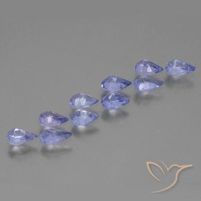 Tanzanite Gemstones in 5 x 3 mm (calibrated) Size for Sale, Tanzanite Stones in Royal Violet Color