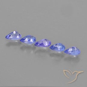 Tanzanite Gemstones in 5 x 3 mm (calibrated) Size for Sale, Tanzanite Stones in Intense Violet Blue Color