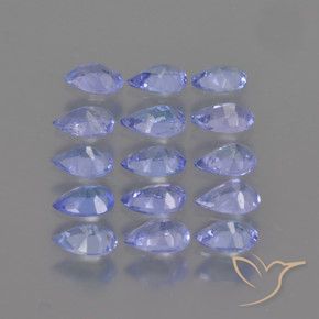 Tanzanite Gemstones in 4.3 x 3 mm Size for Sale, Tanzanite Stones in Deep Blue Color