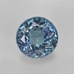 Azul Tanzanita Gema - 5.5ct Faceta Redonda (ID: 499573)