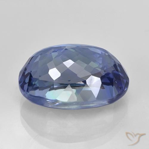 Tanzanite Gemstone in 15.4 x 11 mm Size for Sale, Tanzanite Stone in True Blue Color