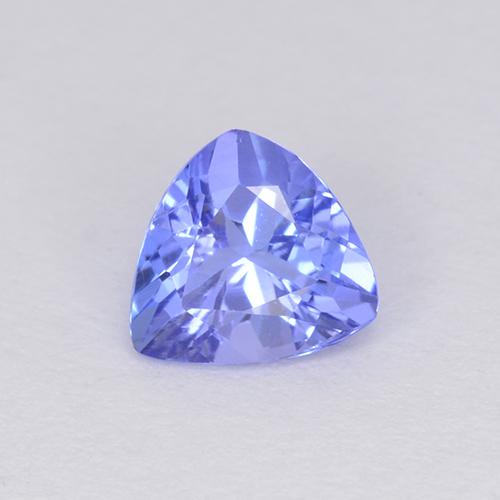 Azul violeta Tanzanita Gema - 0.7ct Forma trillón (ID: 503874)