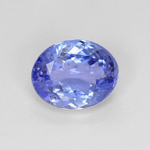 Intense Violet Blue Tanzanite Gem - 2.7ct Oval Facet (ID: 508363)