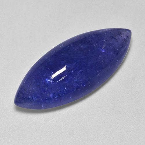 Violet Blue Tanzanite Gem - 15.5ct Marquise Cabochon (ID: 521305)