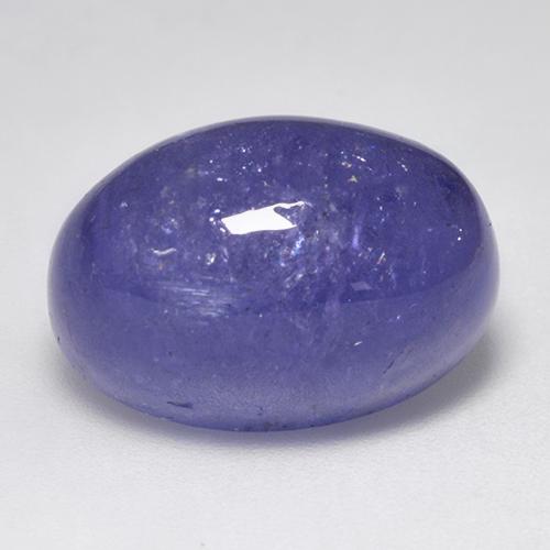 Bluish Violet Tanzanite Gem - 22.1ct Oval Cabochon (ID: 522812)