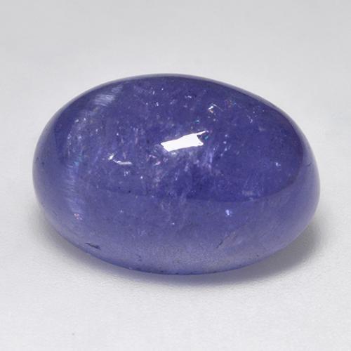 22.10 ct Violet Tanzanite Stone, Natural Tanzanite in Oval Cabochon Shape for Sale