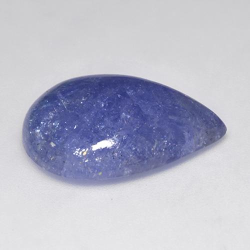 Tanzanite Gemstone in 21.1 x 15.9 mm Size for Sale, Tanzanite Stone in Medium Navy Blue Color