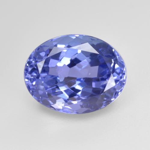 Azul púrpura intenso Tanzanita Gema - 2.6ct Forma ovalada (ID: 538267)