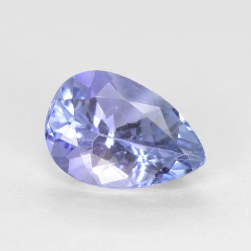 Baby Blue Tanzanite Gem - 0.5ct Pear Facet (ID: 550526)