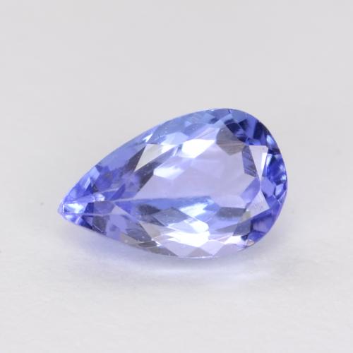 Темно-синий Танзанит Камень - 0.5ct Фасетная Груша (ID: 550531)