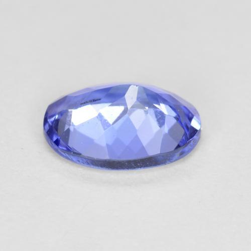 Tanzanite Gemstone in 6.4 x 4.7 mm Size for Sale, Tanzanite Stone in Electric Blue Color