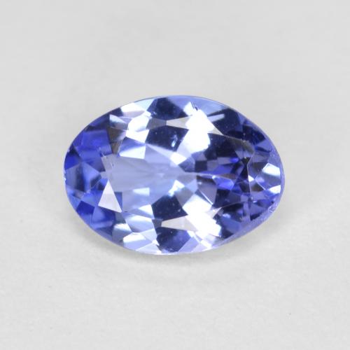 Pastel Blue Танзанит Камень - 0.7ct Фасетный Овал (ID: 556543)