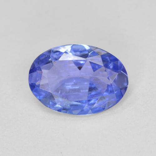 0.52 ct Blue Tanzanite Stone, Natural Tanzanite in Oval Facet Shape for Sale