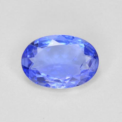 Темно-фиолетово-синий Танзанит Камень - 0.5ct Фасетный Овал (ID: 556548)