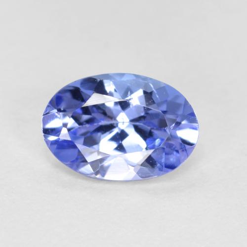 Синий / Голубой Танзанит Камень - 0.6ct Фасетный Овал (ID: 556552)