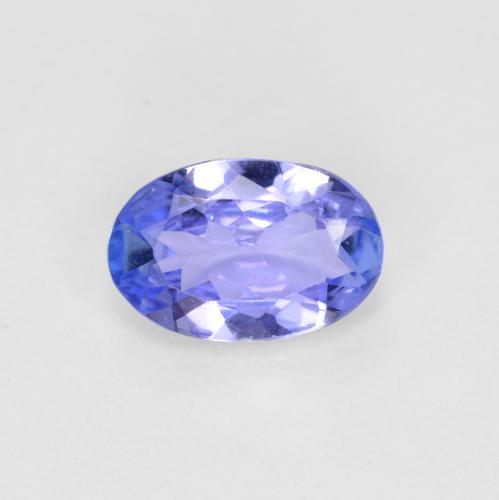 Intense Blue Tanzanite Gem - 0.6ct Oval Facet (ID: 557002)